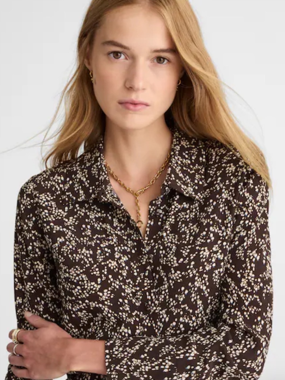 Madewell ruched midi shirtdress 6 m - Picture 2 of 14